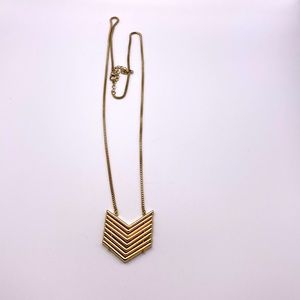 Long Necklace with Arrow Bars (Chevron)